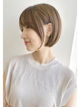 ミチオ ノザワ ヘアサロン ギンザ(Michio Nozawa HAIR SALON Ginza) 似合わせカット×短すぎない丸みボブ【瀧上丈司】