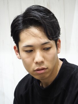 ヨシザワインク プレミアム 横浜 桜木町店(YOSHIZAWA Inc. PREMIUM) ガイルヘアツーブロック/メンズ黒髪刈り上げジェントルショート