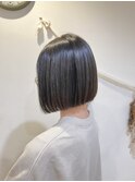ボブ◎透明感カラー