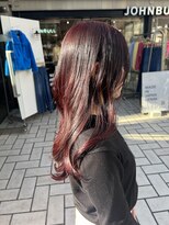 アクアオモテサンドウ(ACQUA omotesando) ☆ブリーチなし韓国カラーボルドーカシスレッドカシスピンク