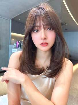 マシェリー バイ ロンド 金山(Ma cherie by Lond) 前髪顔周りレイヤーカット×エアリーロング×美髪髪質改善