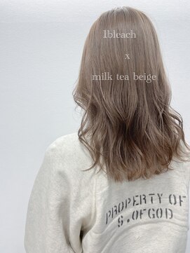 美容室 アクイール グラッセ(Accueillir grace) ダブルカラー☆ミルクティーベージュ