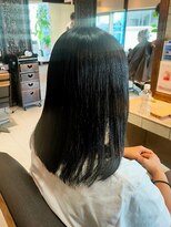 ヘアリゾート粋 ティガ 池袋店(tiga)&nbsp;ナチュラルストレート/艶髪/ブラック