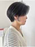 福井　大和田　丸みショート　かっこいいショート　ひし形