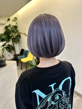 フェーディン(fa/din) ラベンダーシルバーミニボブ