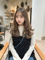 リト(riTo)&nbsp;20代30代ラベンダーグレージュワンホン韓国レイヤーロング