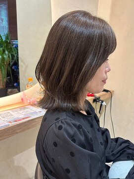 ヒビヲ(HIBIO) ブラウンカラーミルクティーベージュブリーチなしダブルカラー