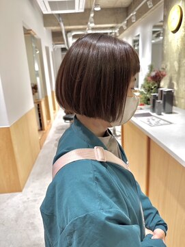 ワッカ(wacca) ショートボブ　丸み　質感調整　前髪