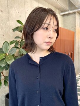 ノエ(noe) ミニボブ/オリーブグレージュ/20代30代yr-4