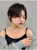 ウェーブミディアム似合わせカットメルティカラーショート/池袋