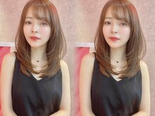 "華やかなレイヤーカットで、自然な美しさを手に入れませんか？"ワンカールで動きのあるスタイルに【仙台】