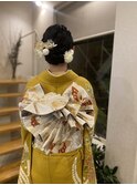 《HAIRZ》大岩真弓　ゆるふわシニヨン＆成人式振り袖着付け