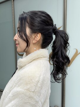 ティエラ 原宿 表参道(Tierra) 〈Tierra毛利仁美〉ポニーテールヘアアレンジ