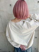 ツミキ ヘアーデザイン(TSUMIKI hair design) 柔らかいホワイトピンク
