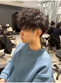 波巻きツイストスパイラルパーマ/フェザーパーマ/眉毛/メンズ 