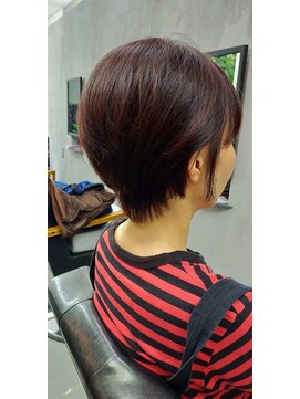 春風 手ぐしでまとまるカットボルドーレッド【春風】