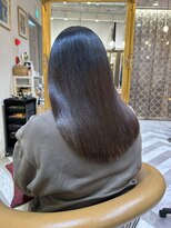 ロンドアベニール 北千住(Lond avenir)&nbsp;暗めカラー/ボブ顔周り/前髪/レイヤー/髪質改善/縮毛矯正/北千住
