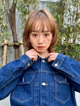 ヒュー 広島(HEW) 大人かわいいミディアムヘア