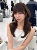 くびれレイヤー/顔まわりカット/レイヤーカット/小顔ヘア