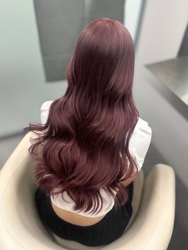 ジエクト アイロ(The Ect ilo) 【似合わせカット】韓国風巻き/レイヤーカット/バーガンディ