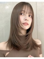 ハム 立川(hum)&nbsp;ココアベージュ/オリーブグレー/小顔/黒髪[立川/髪質改善]