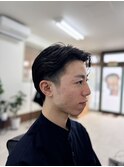 メンズカット毛流れ部分パーマ