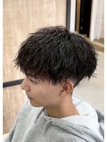 エッジ(EDGE)&nbsp;大分メンズ刈り上げショートマッシュツイストスパイラルパーマ