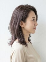 と和×美髪クリニック 巣鴨店 【40代必見】白髪カバー×トップふんわり大人の上品ミディアム