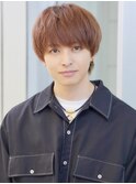メンズカラー白髪染めおでこ悩み長めマッシュサラサラまとまる