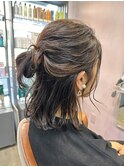 ゆるっとハーフアップ