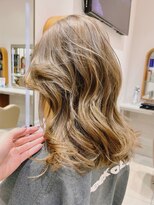 ピークアブー アヴェダ ギンザシックス(PEEK-A-BOO AVEDA GINZASIX)&nbsp;30代40代 大人女性 透明感レイヤーミディ 外国人風カラー◆