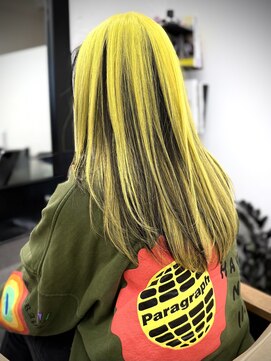 ディーカヘアーセンダイ(Di KA HAIR sendai) イエロー×ブラックローライト