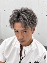 メンズ ラピス(Men's Lapis) 大人ツイスパ 大人シャドーパーマ 白髪ボカシ