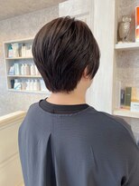 キャアリー(Caary)&nbsp;福山美容室Caary髪質改善ショートボブ艶髪オリーブブラウン