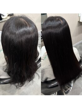 hair care salon elanjoie【11月下旬 NEW OPEN(予定)】の写真/他店で失敗・断られた方へ◎強い癖やパサつき広がりも美髪矯正で必ず綺麗に!