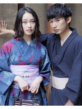 グレース(GRACE) カップル浴衣着付け☆アレンジ