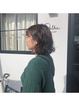 ポルカドット(polka.) 柔らかゆるパーマ