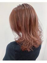 ルプラ カルム(le-pla Calme)&nbsp;レイヤーピンク/ベージュピンク/レイヤーロング 20代30代40代