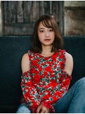 ふんわりボブパーマ20代/30代/40代/50代/庭瀬