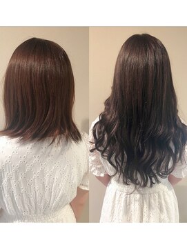 グレース(GRACE) ボブからイメチェンシールエクステでロングに＊担当坂本