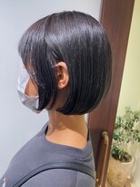 バッタ(Batta)&nbsp;「KENTA」ハイライトブルージユ×ワンレンボブ