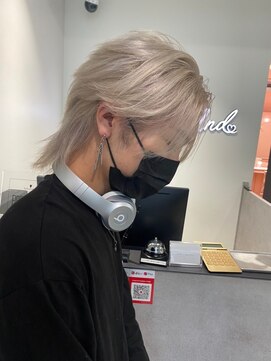 オフホワイト 大阪店(Off-White) 韓国ストリート☆モテるウルフハイトーン