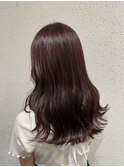 ブリーチなしダブルカラーピンク
