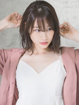 オリンテ バイ レシッド 表参道(orente by rcid) くびレイヤー外ハネボブワンカール×髪質改善ホワイトグレージュ