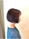 20代30代大人可愛いエアリーボブラベンダーベージュ透明感