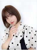 韓国風ボブ、タンバルモリ♪シースルーバング