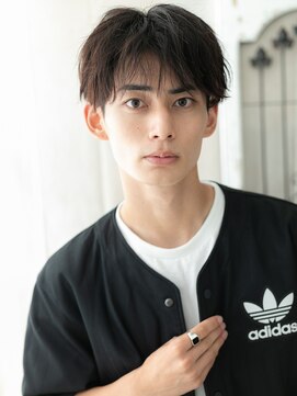 モッズヘア メン 新所沢店(mod's hair men) 軽やかさとラフな質感が魅力なラウンドマッシュA