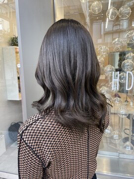 エヌ ドット ヘアープラス ミラクルヘアー(n. HAIR) ツヤ感オリーブグレージュ×ミディアム！