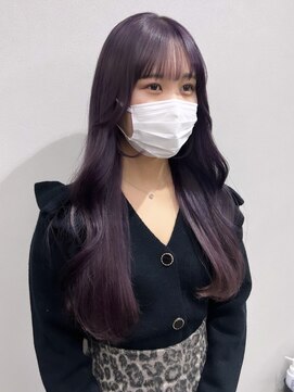 アネラ(Anela) パープルピンク/韓国ロング 【平井】