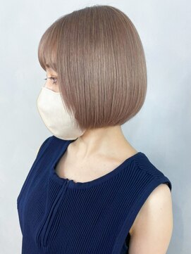 アルバム 新宿(ALBUM SHINJUKU) ショートボブマロベージュ_ショコラアッシュヘルシー_ba409471